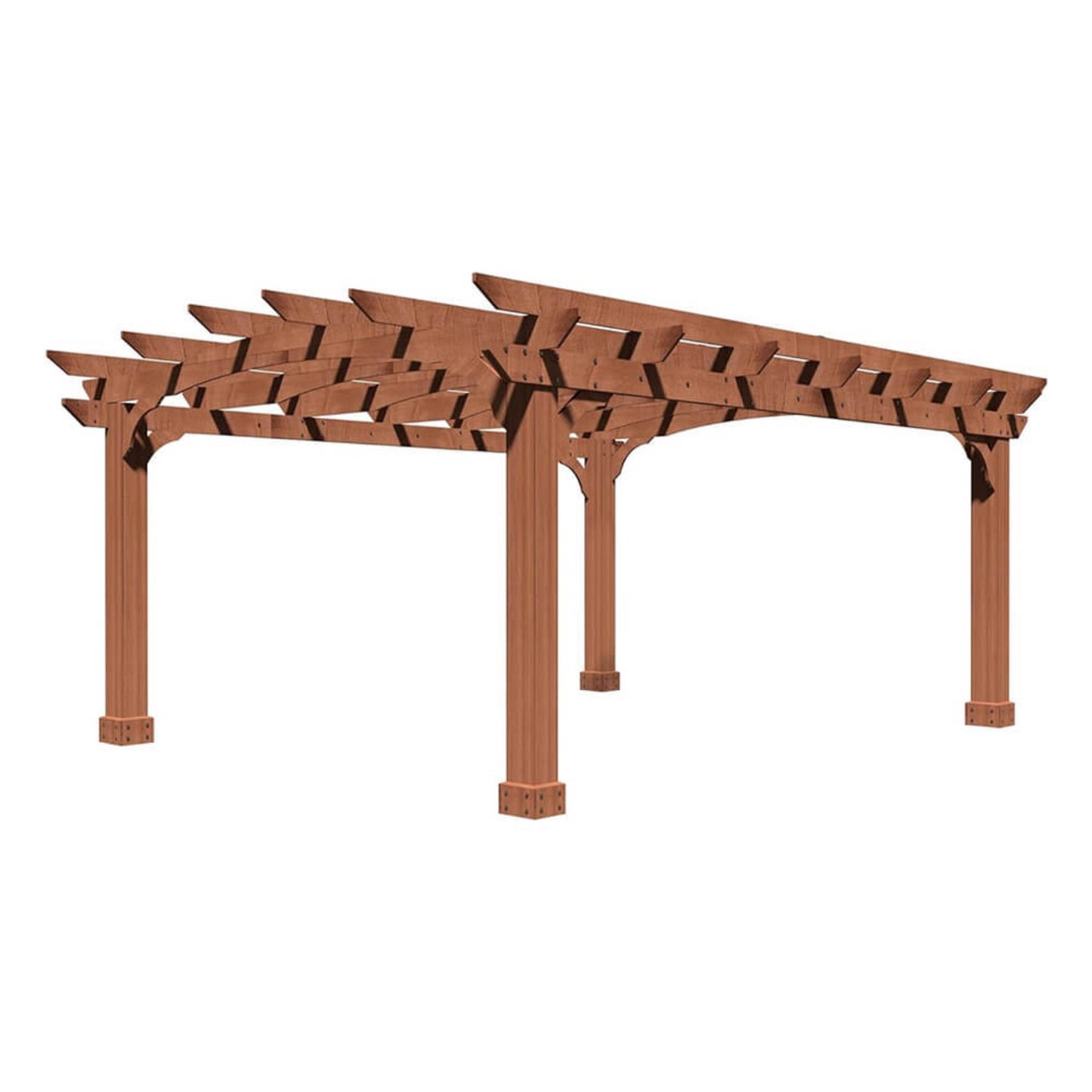 [10X12FT] Alora Premium Outdoor All-Season Backyard Patio Cedar Wood Gazebo Pergola With Arched Roof