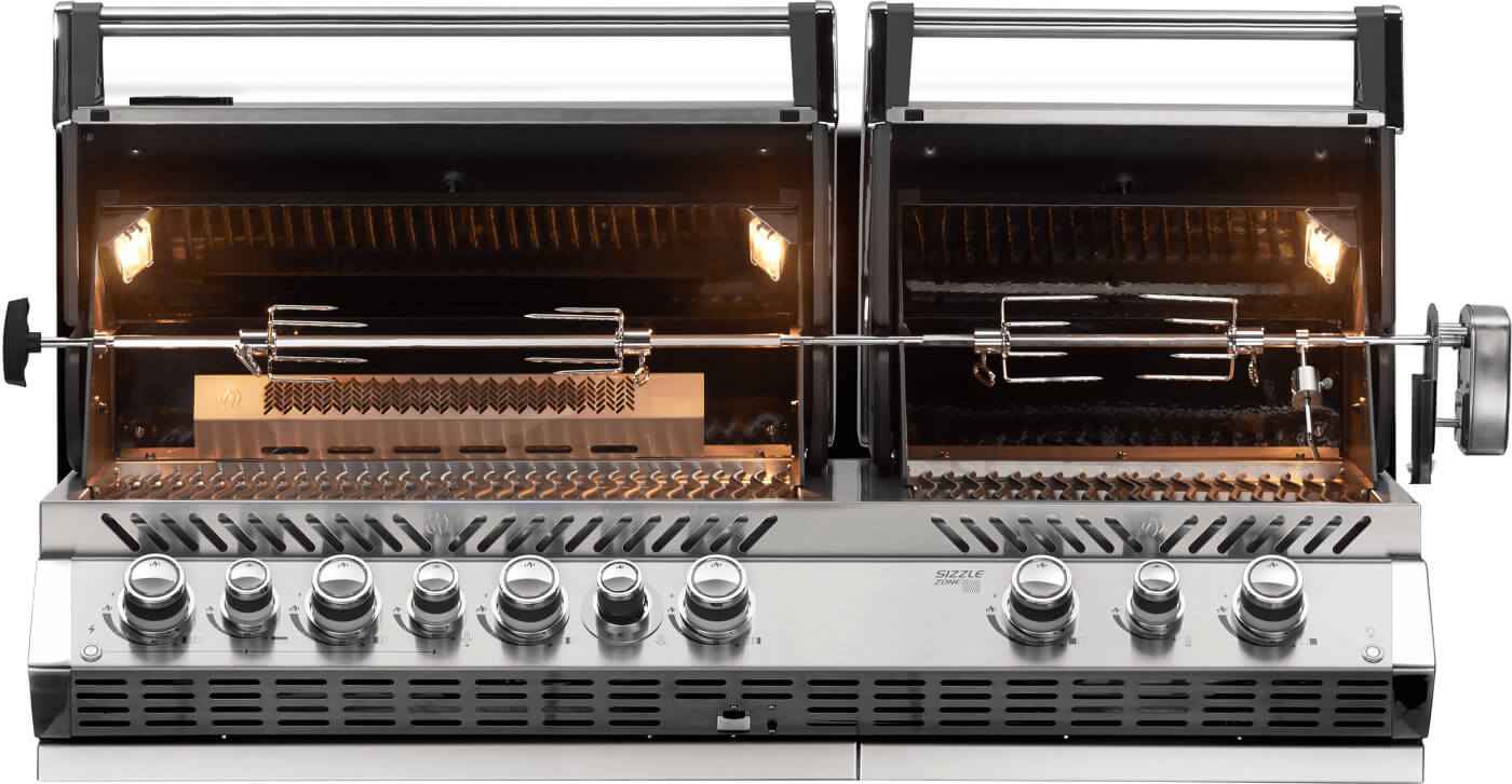 Gas Grill - Built-in Prestige PRO™ 825 with Infrared Rear Burner
