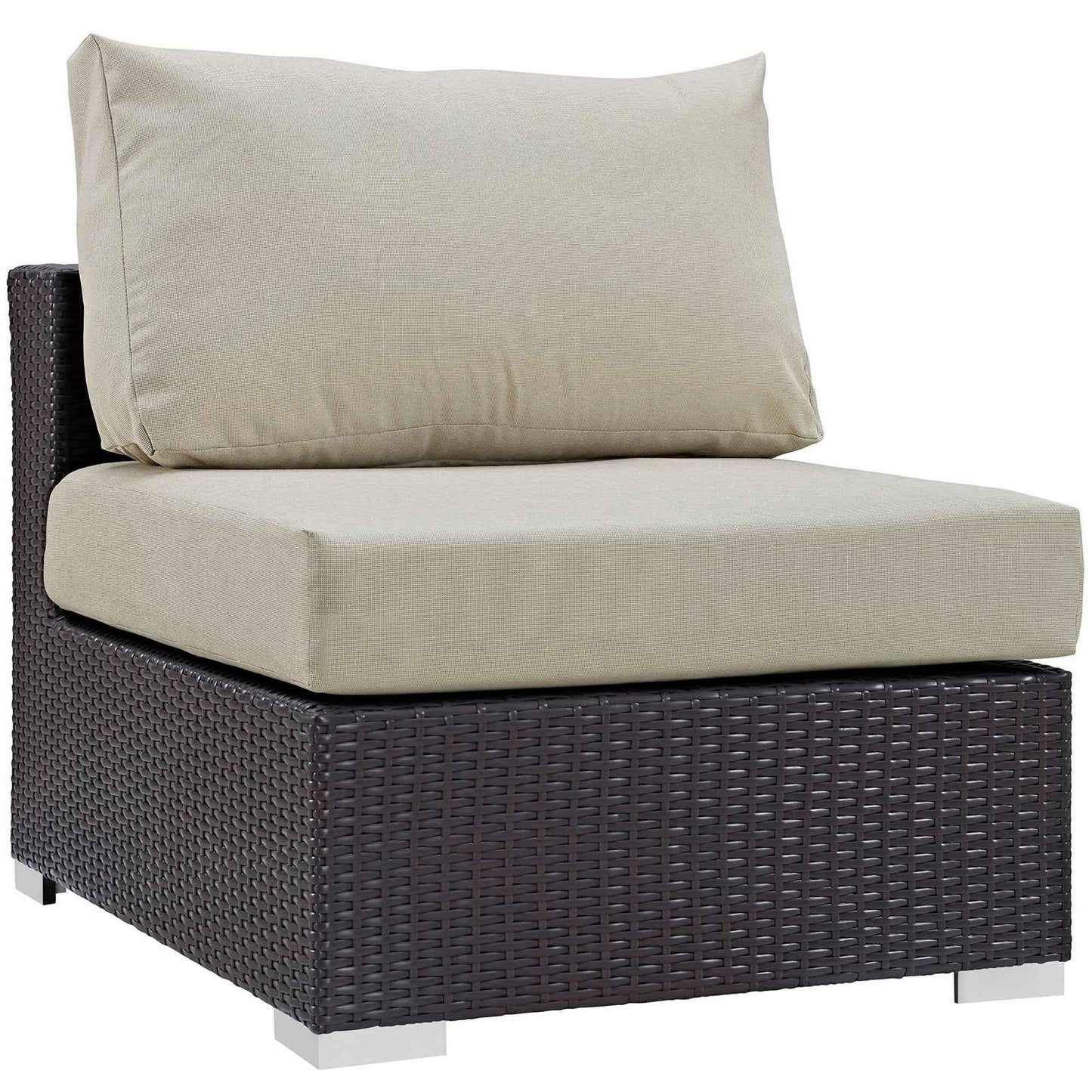 Outdoor Sectional Set - 10-Piece Convene Lounge Set by Modway