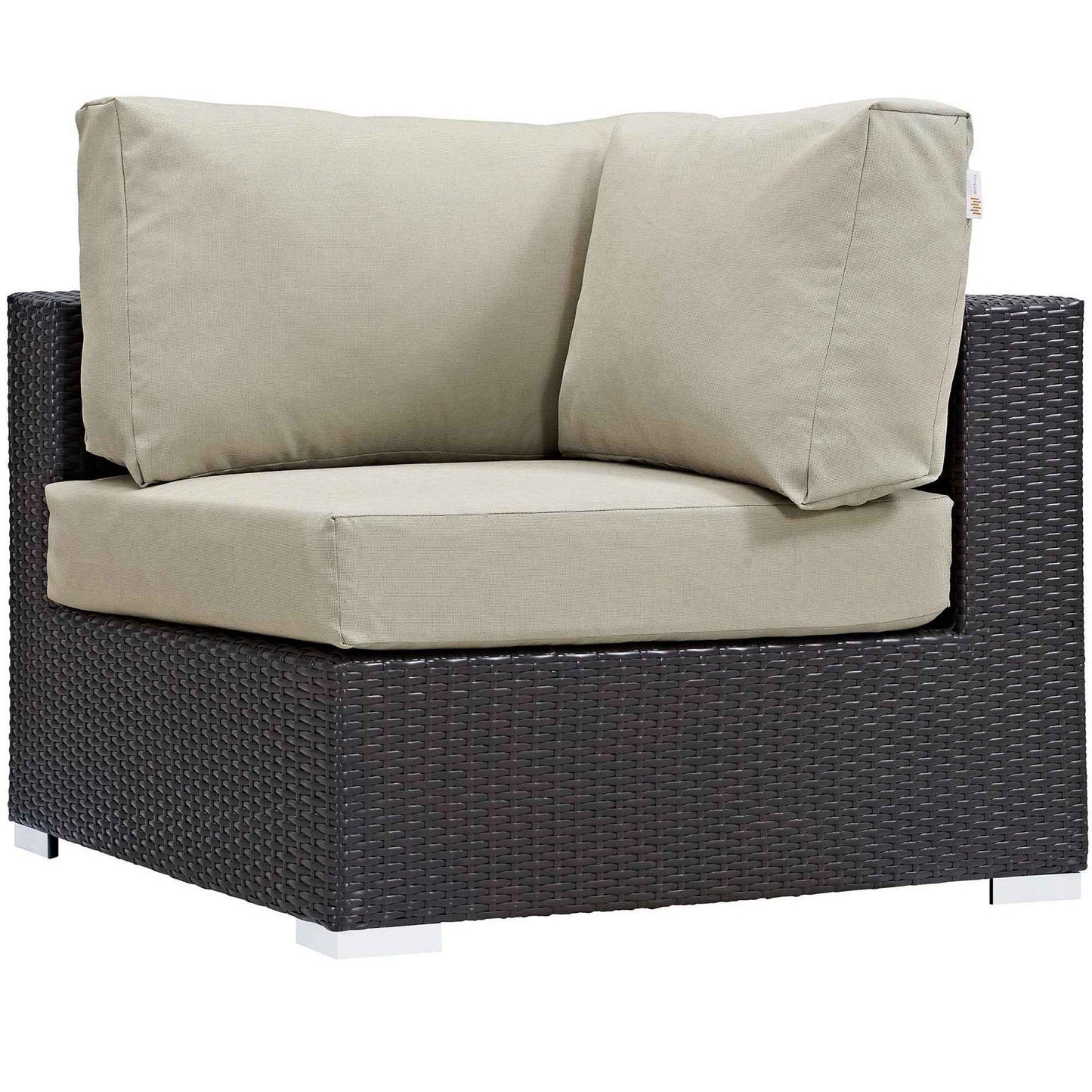 Outdoor Sectional Set - 10-Piece Convene Lounge Set by Modway