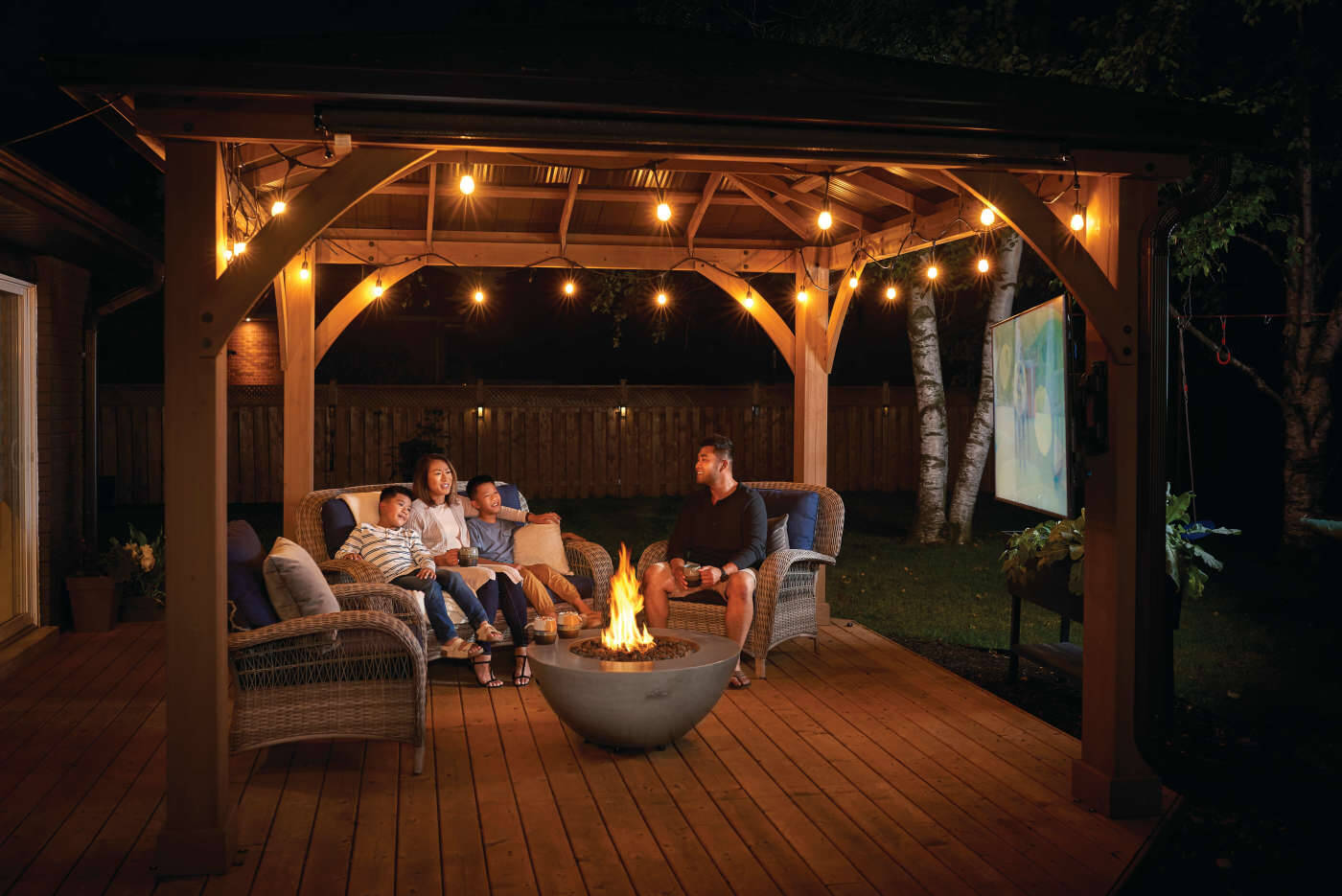 36-Inch Round Fire Table – Nexus Patioflame Table
