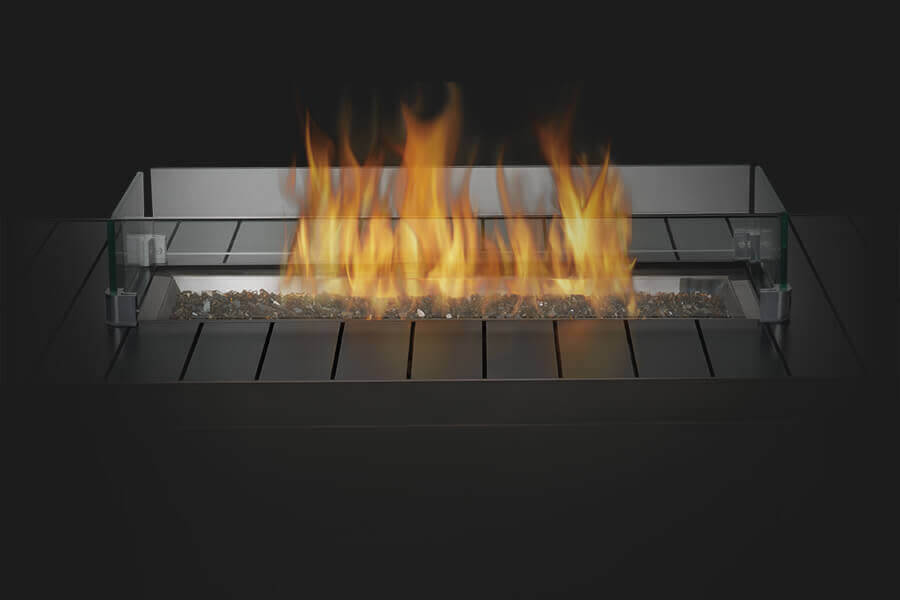 Patioflame Table - Hamptons Rectangle Fire Table
