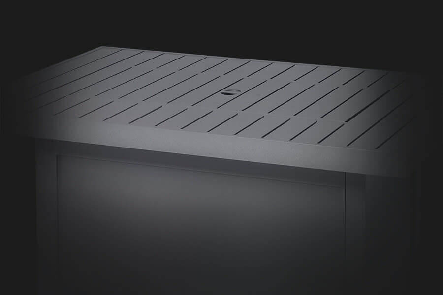 Patioflame Table - Hamptons Rectangle Fire Table