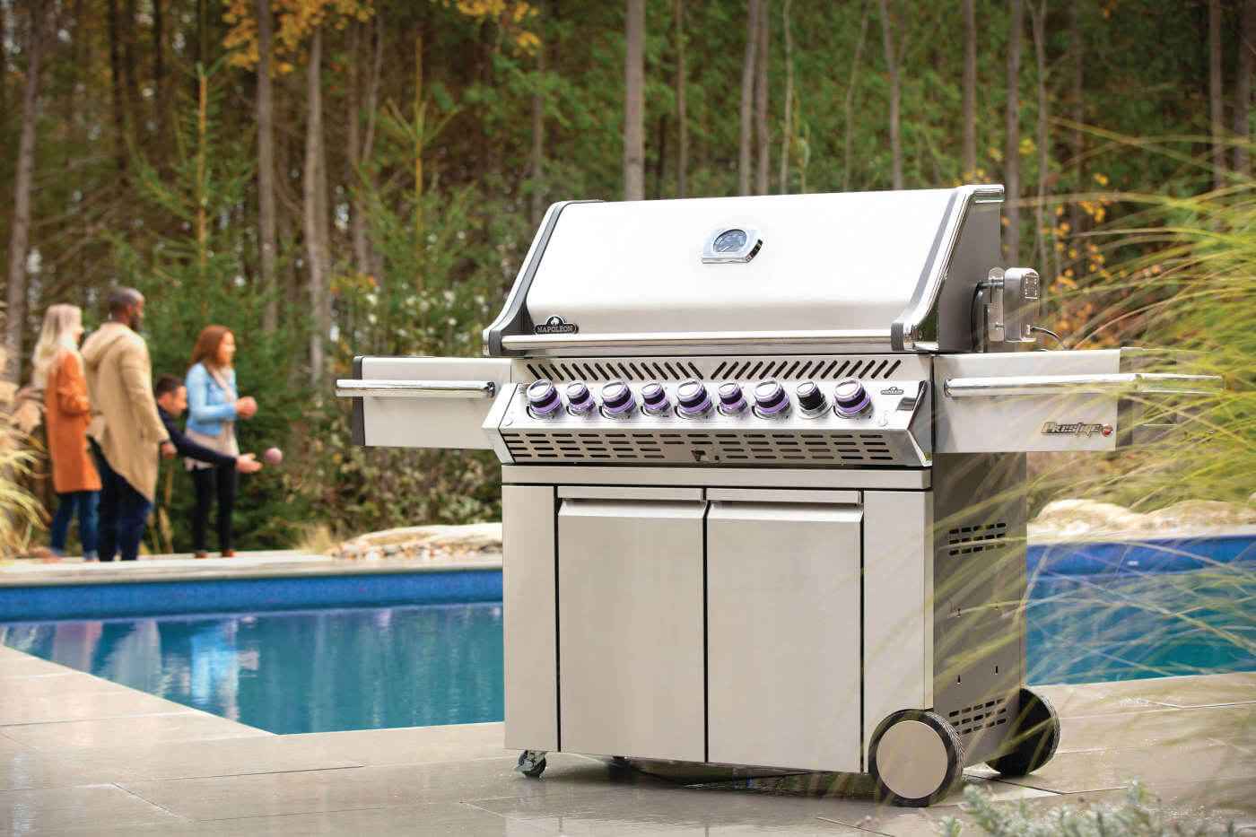 Gas Grill Prestige PRO 665 RSIB with Infrared Side and Rear Burners