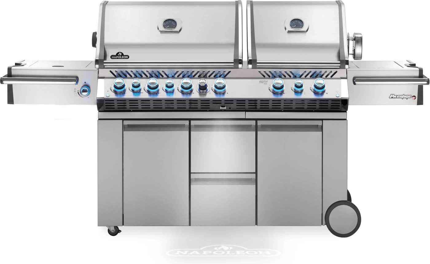 Gas Grill Prestige PRO 825 RSBI with Power Side Burner and Infrared Features