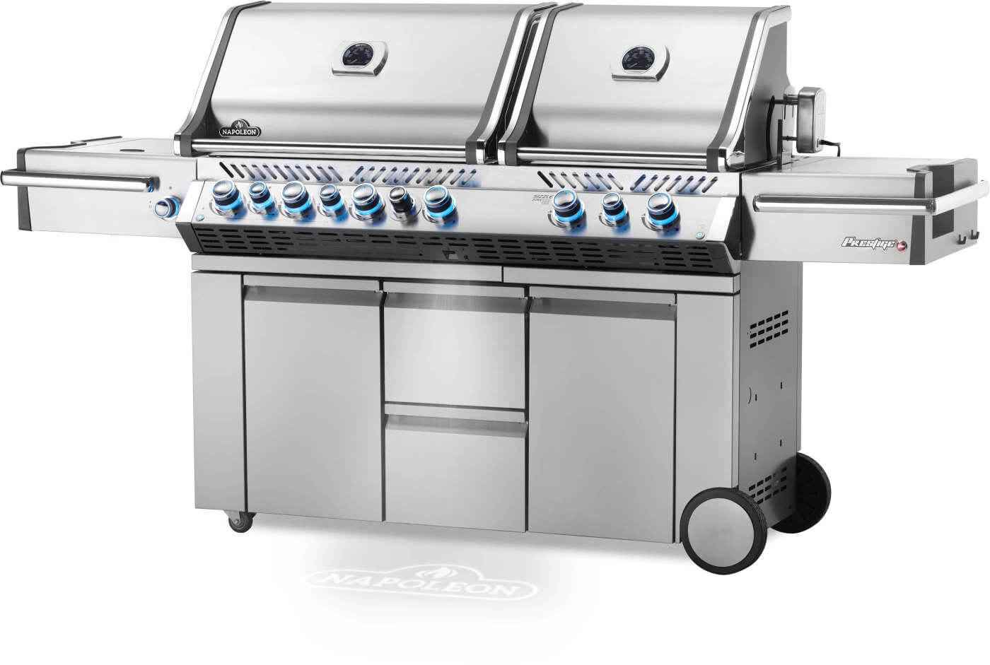 Gas Grill Prestige PRO 825 RSBI with Power Side Burner and Infrared Features