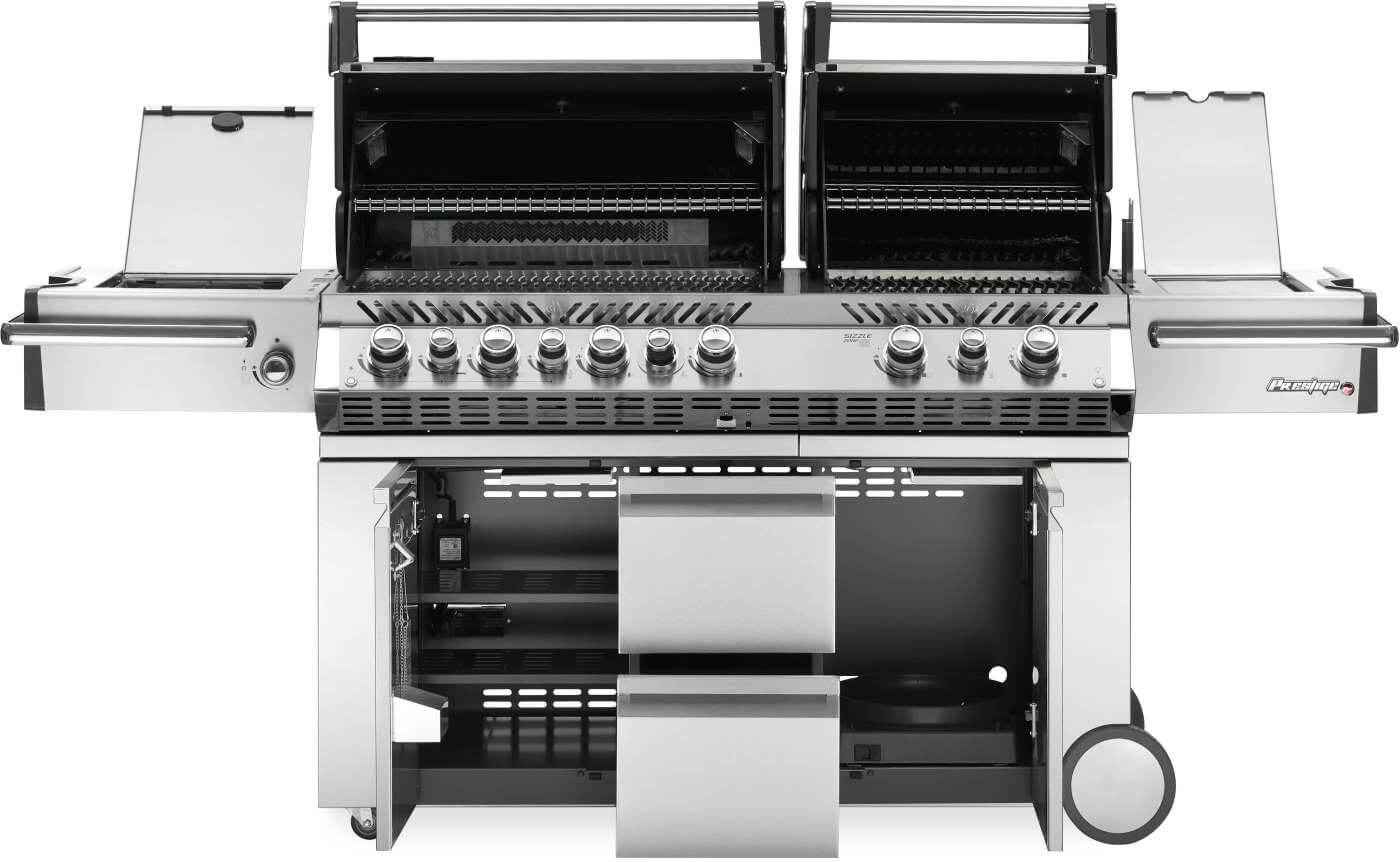 Gas Grill Prestige PRO 825 RSBI with Power Side Burner and Infrared Features