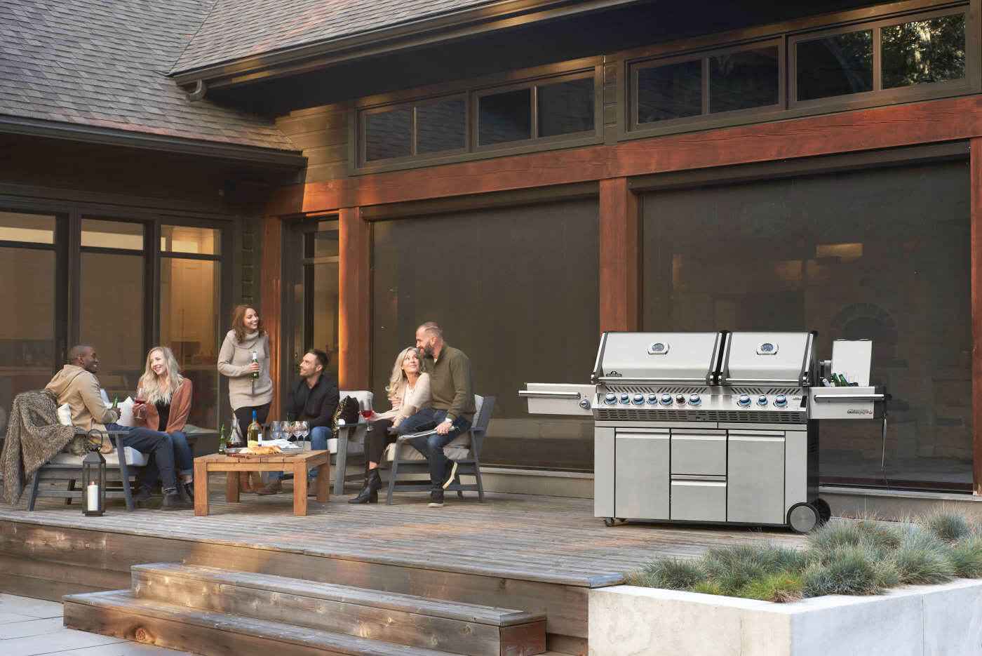 Gas Grill Prestige PRO 825 RSBI with Power Side Burner and Infrared Features