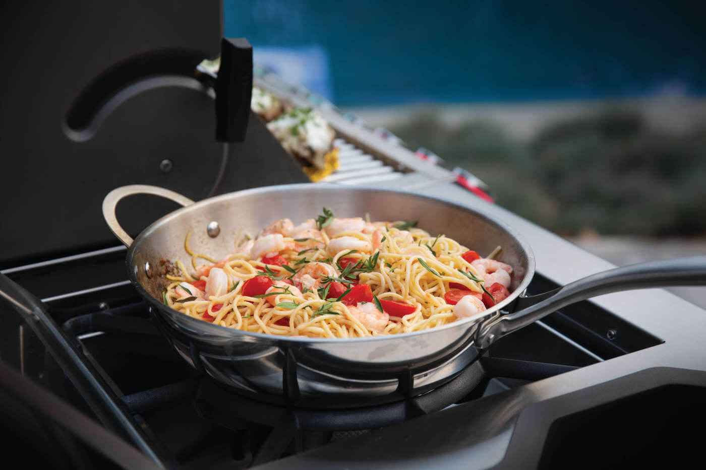 Gas Grill Prestige PRO 825 RSBI with Power Side Burner and Infrared Features