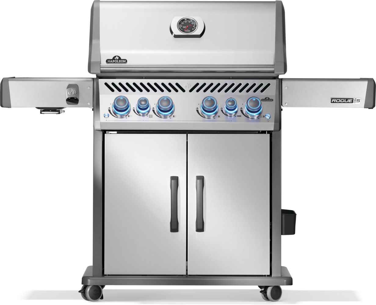 Gas Grill Rogue PRO‑S 525 RSIB with Infrared Side and Rear Burners