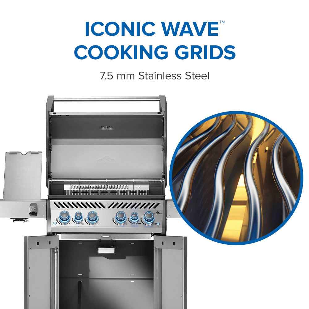 Gas Grill Rogue PRO‑S 525 RSIB with Infrared Side and Rear Burners