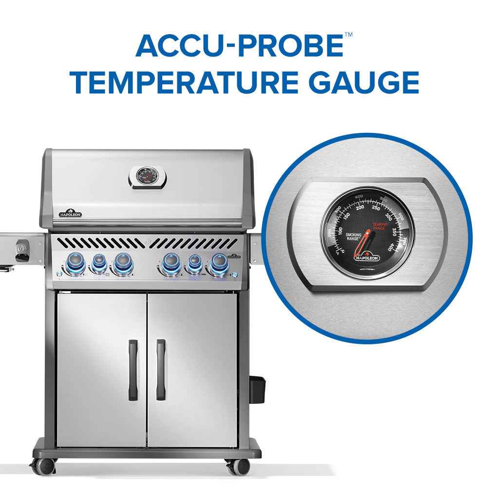 Gas Grill Rogue PRO‑S 525 RSIB with Infrared Side and Rear Burners