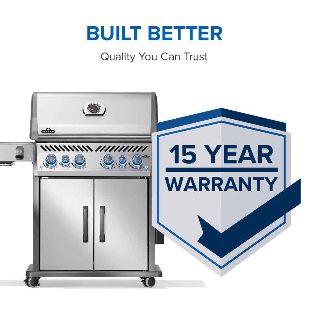 Gas Grill Rogue PRO‑S 525 RSIB with Infrared Side and Rear Burners