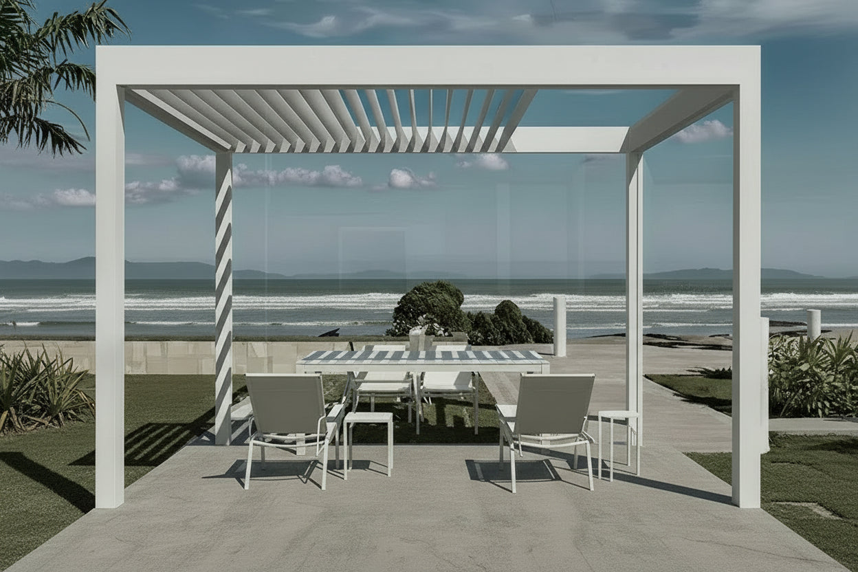 Garden Gazebo Pergola Patio Canopy Greenhouse Pavilion Carports Covers Aluminum Powder Coated for Villa Swimming Pool pergola
