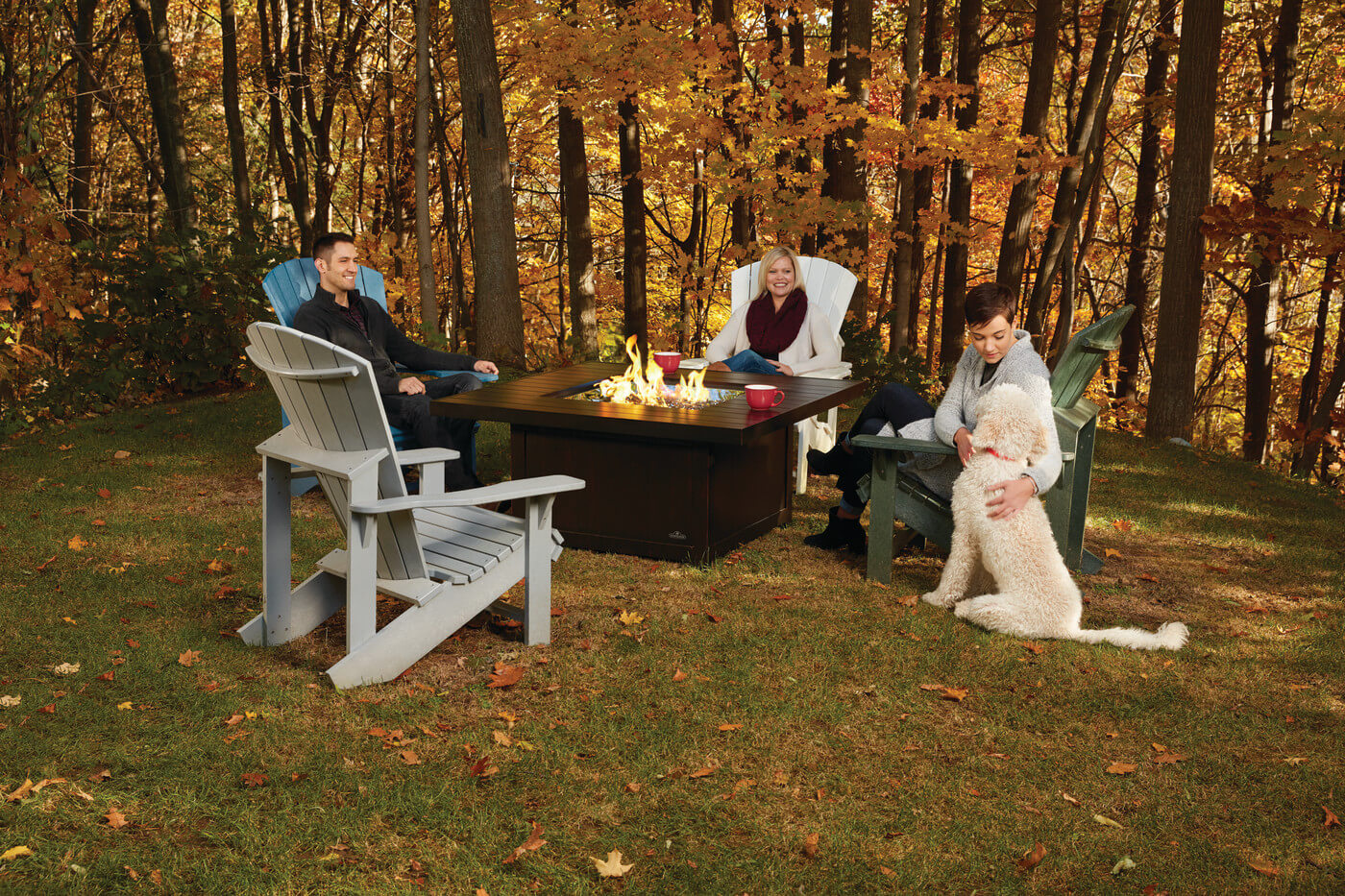 St. Tropez Fire Table – Square Patioflame Table