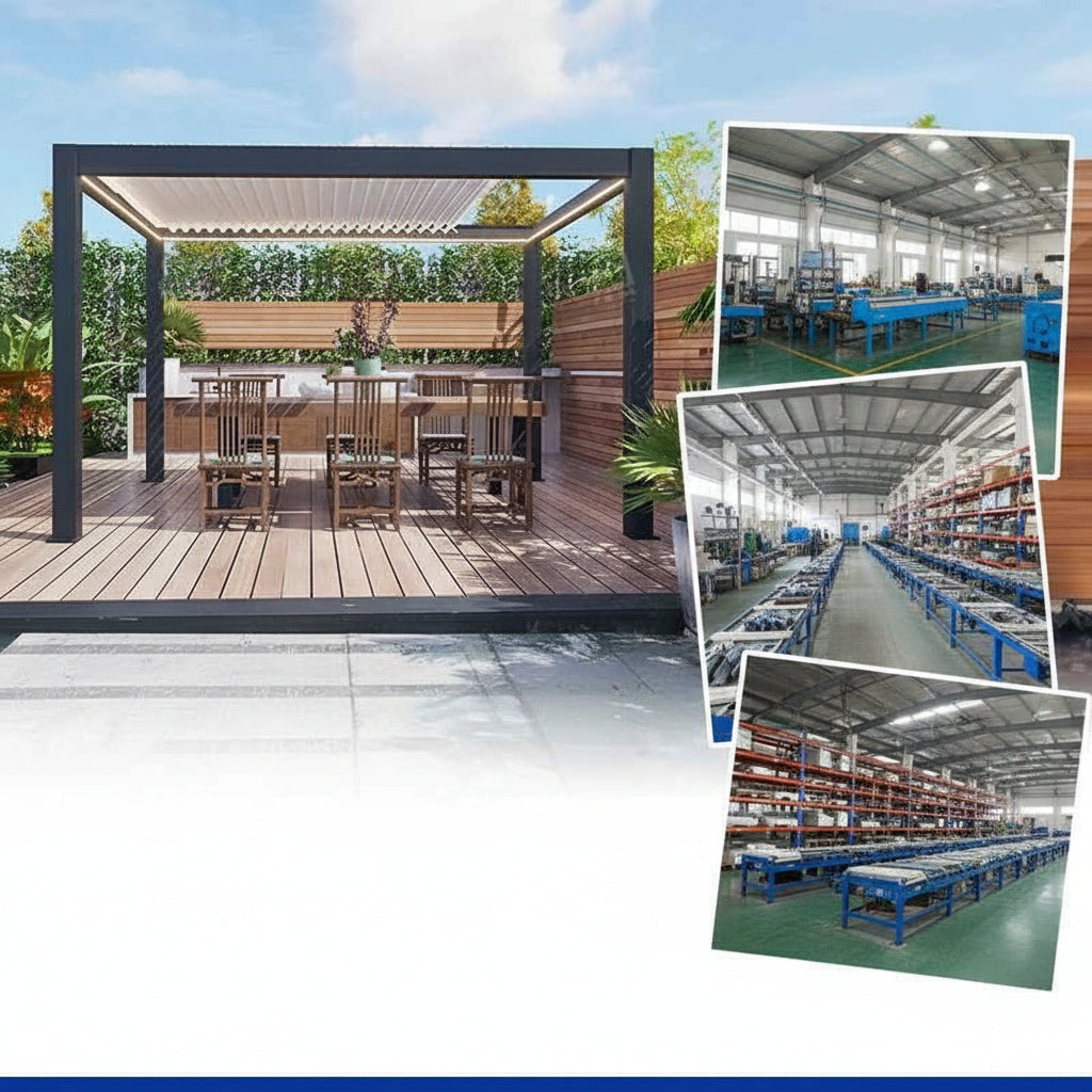 Garden Gazebo Pergola Patio Canopy Greenhouse Pavilion Carports Covers Aluminum Powder Coated for Villa Swimming Pool pergola
