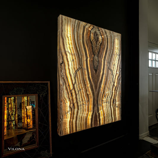 Sahara Onyx Wall Panels (Set #2 Out Of 3) Exotic