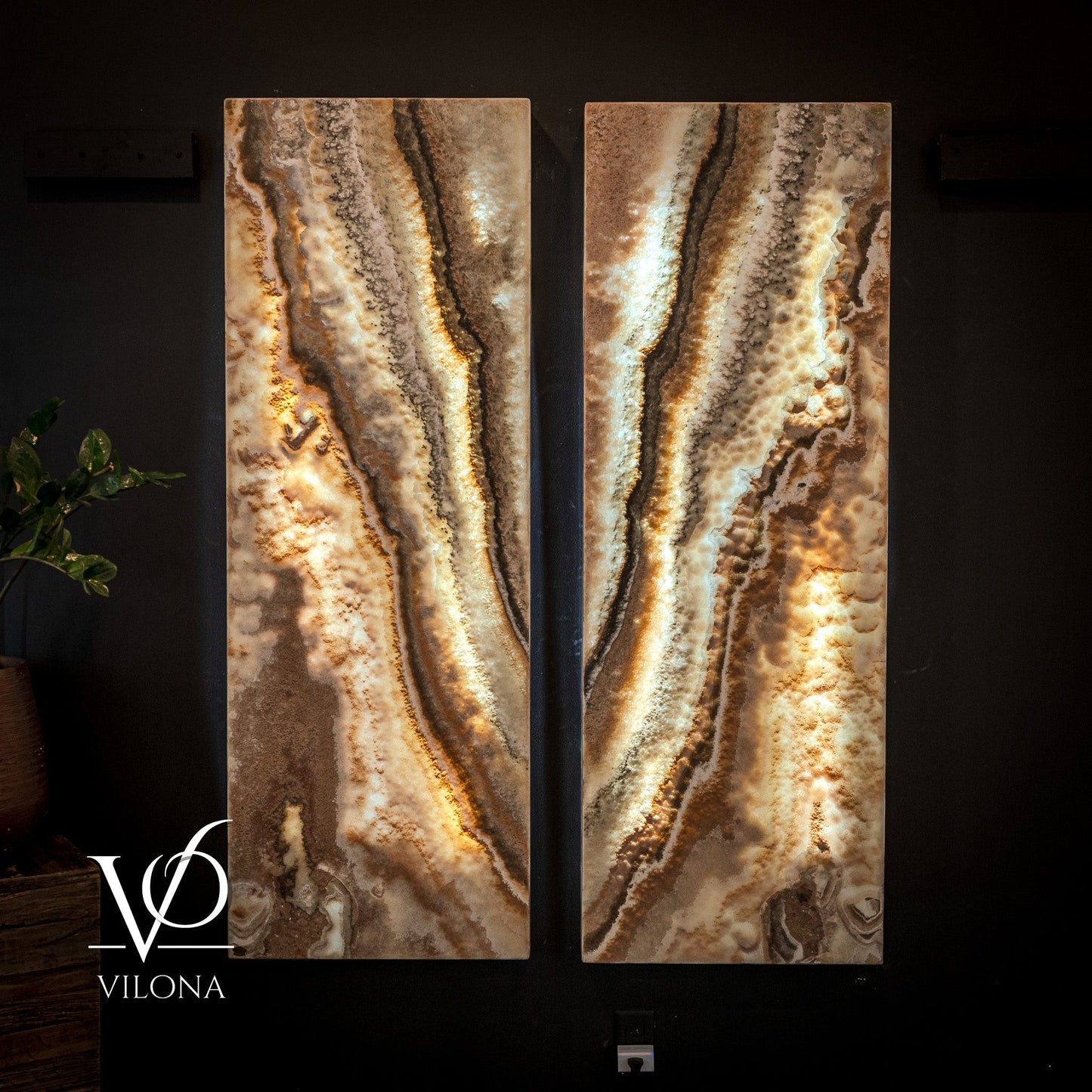 Sahara Onyx Wall Panels (Set #7)