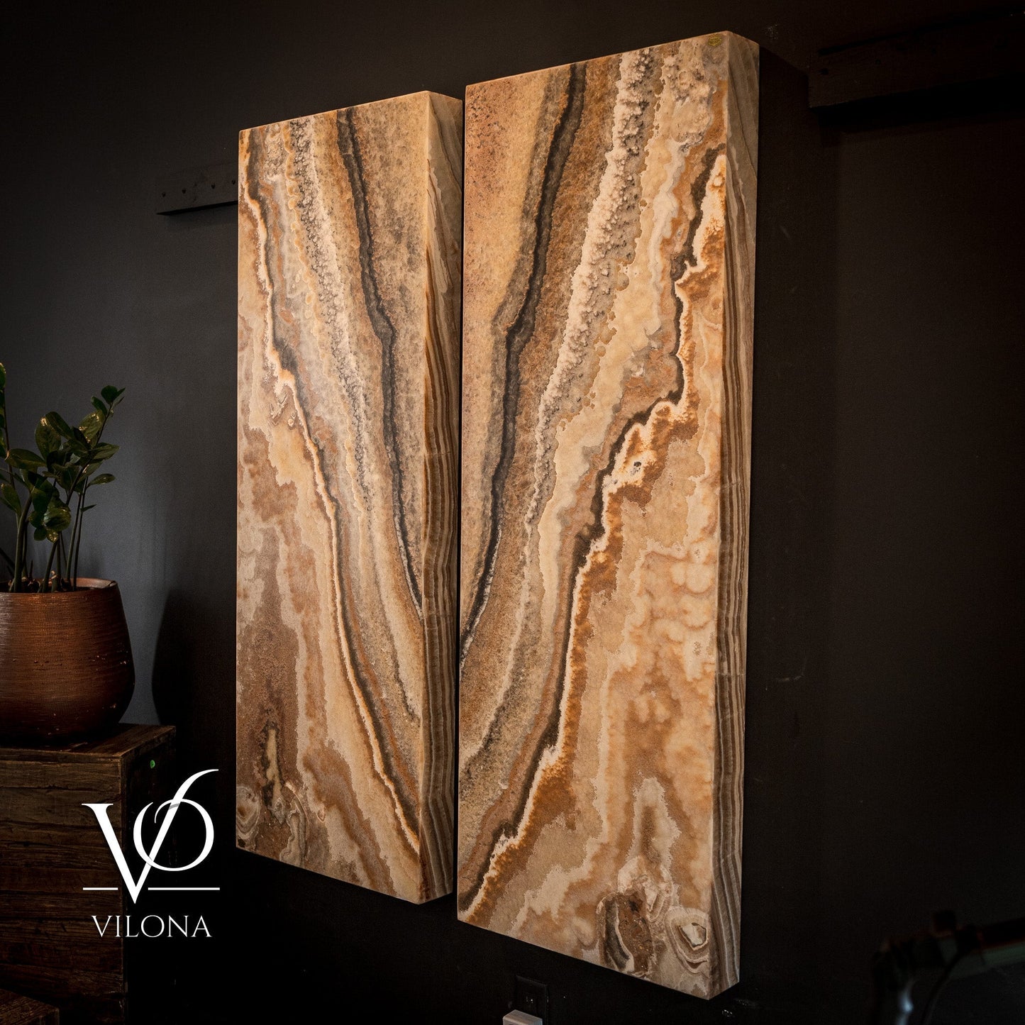 Sahara Onyx Wall Panels (Set #7)