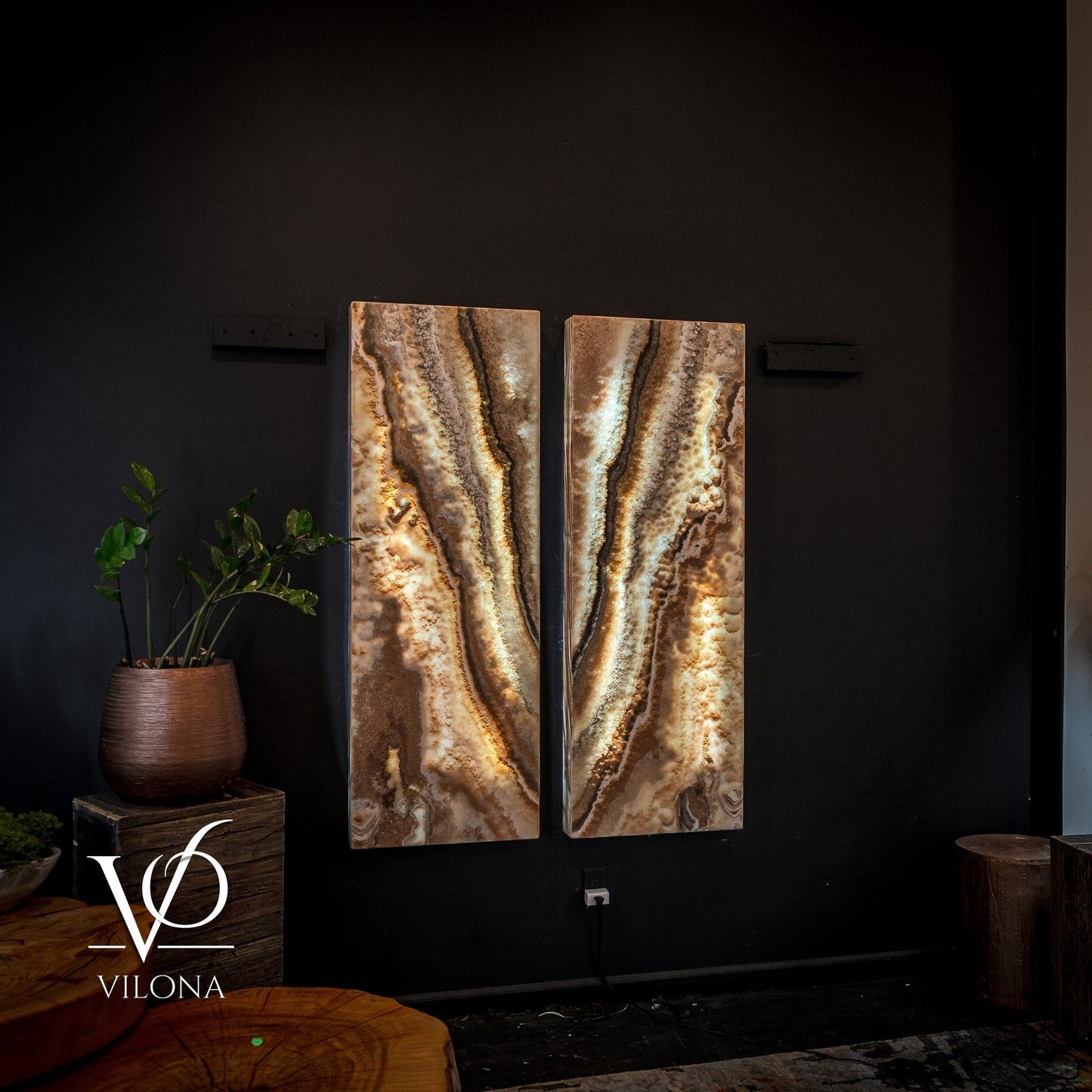 Sahara Onyx Wall Panels (Set #7)
