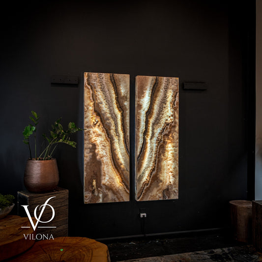 Sahara Onyx Wall Panels (Set #7)