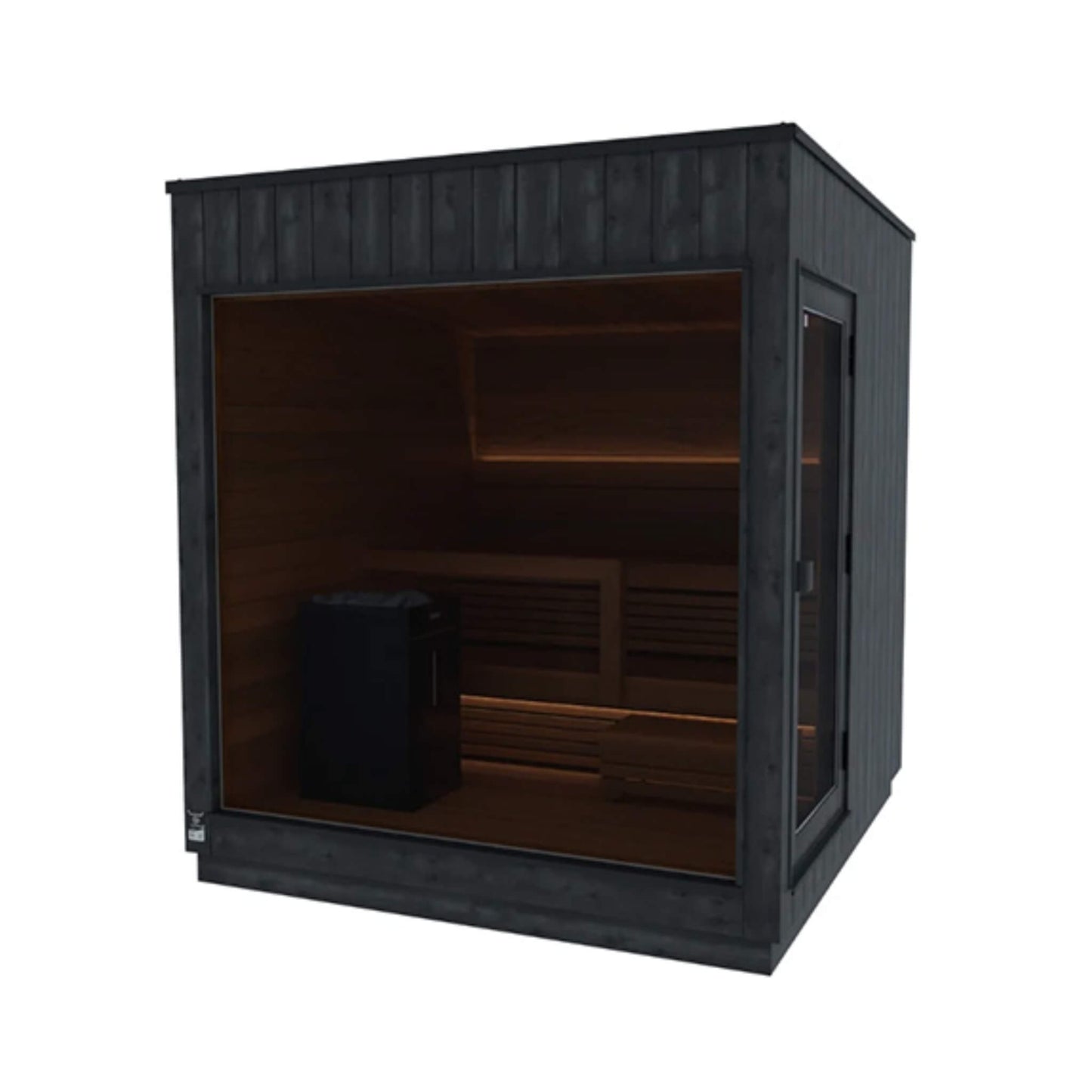 ThermaSol Nordic Misty 2-5 Person Fully-Assembled Outdoor Modular Sauna Cabin [Made-To-Order] [14-KIR]