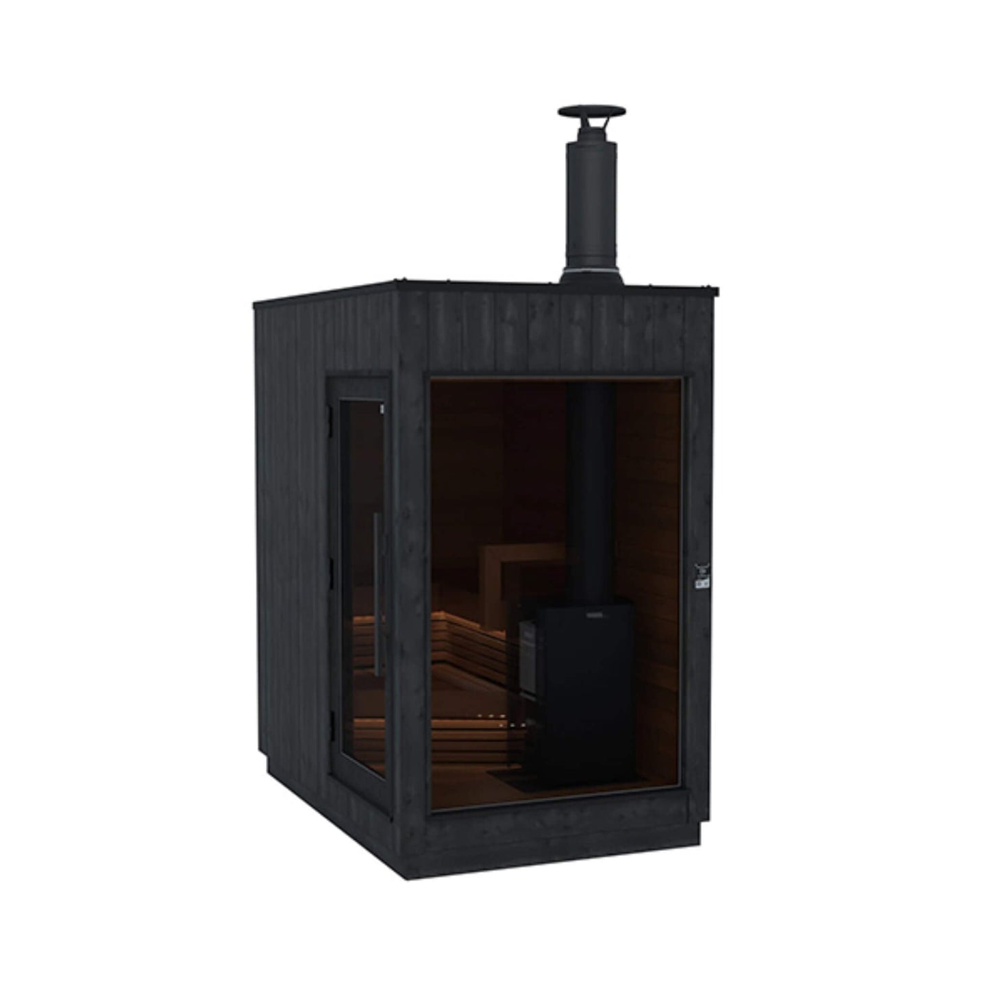 ThermaSol Nordic Misty 2-5 Person Fully-Assembled Outdoor Modular Sauna Cabin [Made-To-Order] [14-KIR]