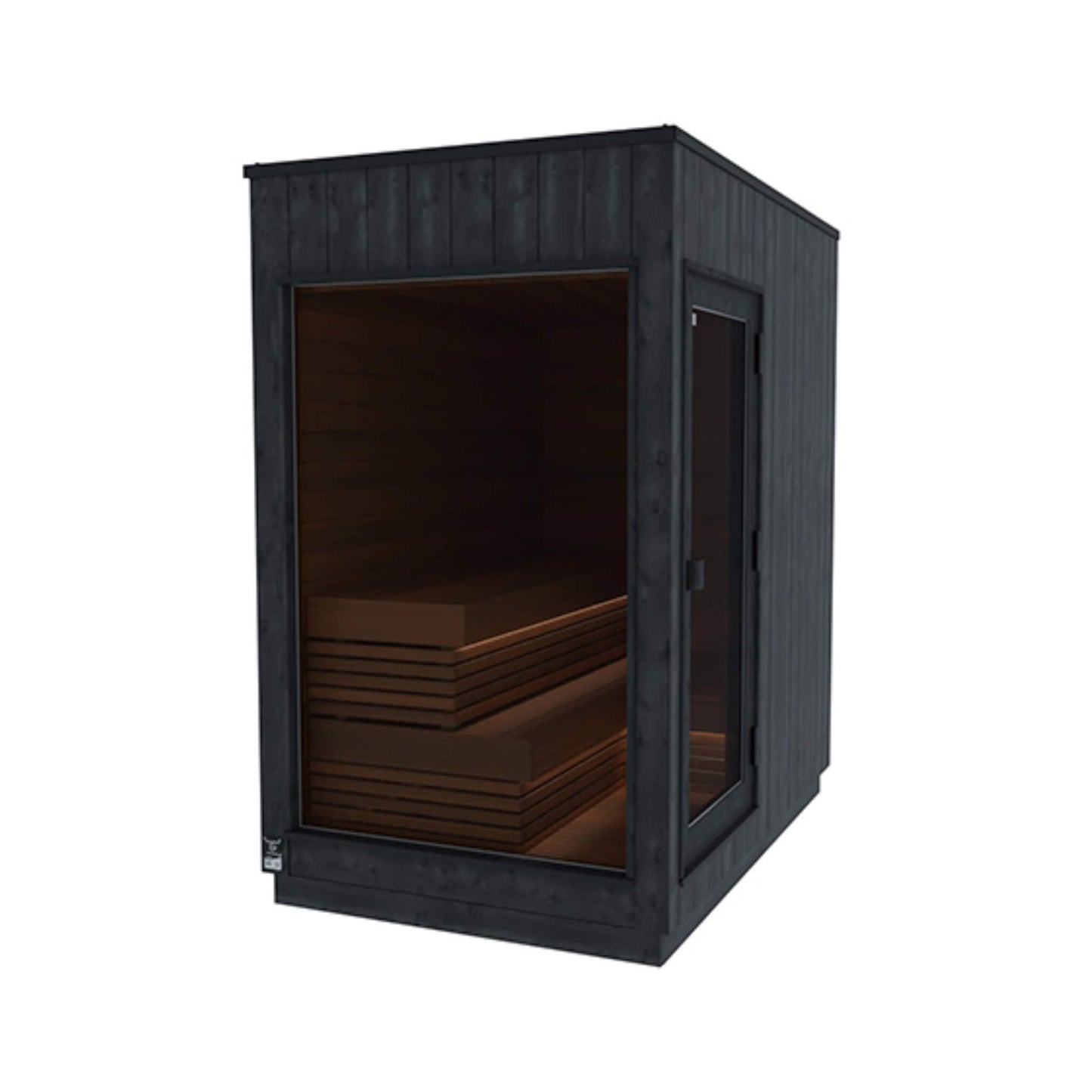 ThermaSol Nordic Misty 2-5 Person Fully-Assembled Outdoor Modular Sauna Cabin [Made-To-Order] [14-KIR]