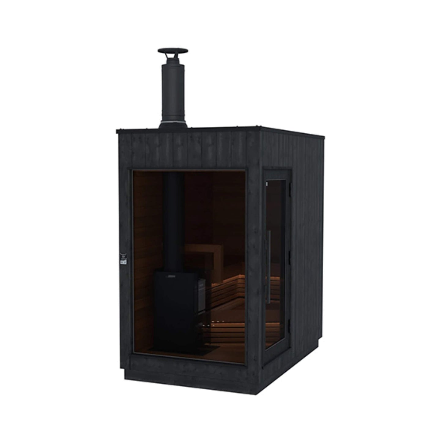 ThermaSol Nordic Misty 2-5 Person Fully-Assembled Outdoor Modular Sauna Cabin [Made-To-Order] [14-KIR]