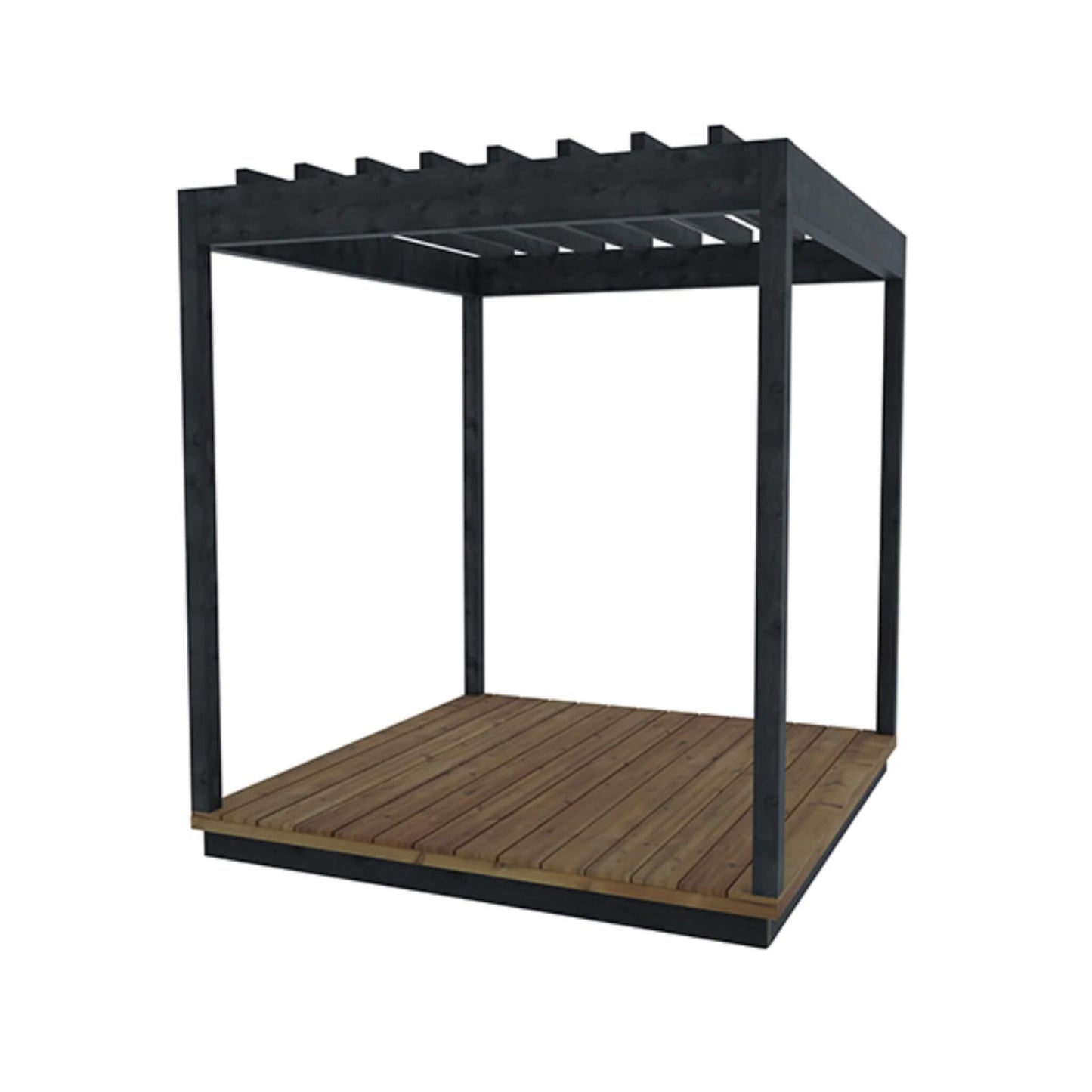ThermaSol Nordic Misty Wood Pergola [Made-To-Order] [14-KIR-4015/16]