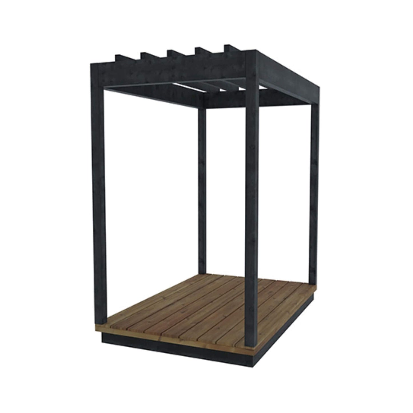 ThermaSol Nordic Misty Wood Pergola [Made-To-Order] [14-KIR-4015/16]